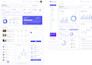 do sass dashboard ui ux, admin panel, landing page ui design